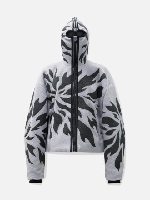 FRAGMENT FLEECE ZIP-UP HOODIE