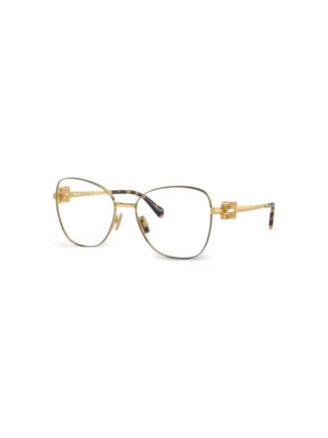 cat-eye frame glasses