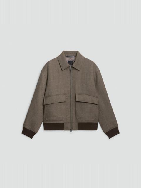 Modern Aviator Jacket in Dapper Wool