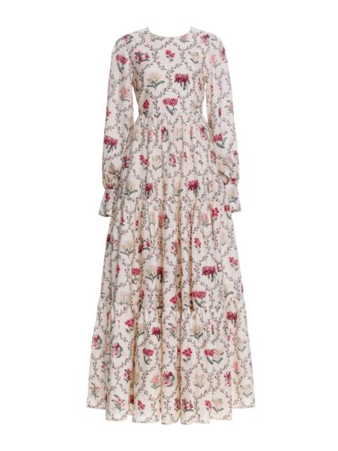 Nuez Orquidea Maxi Dress