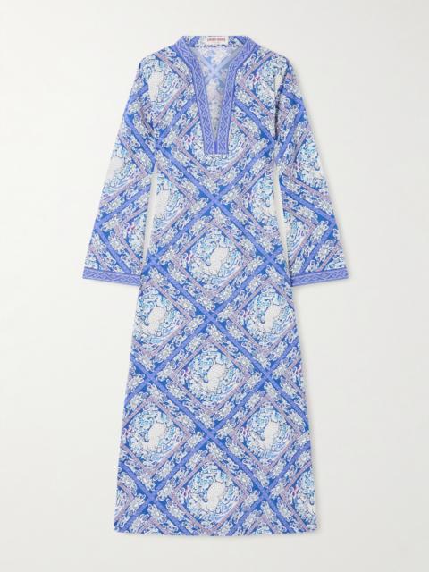 Giada Printed Cotton Coverup