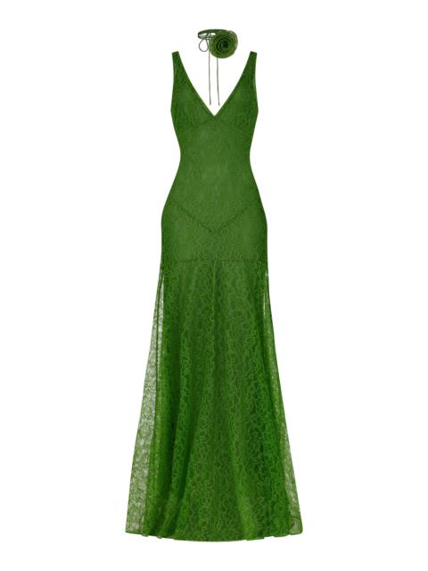 Persephone Lace Gown green