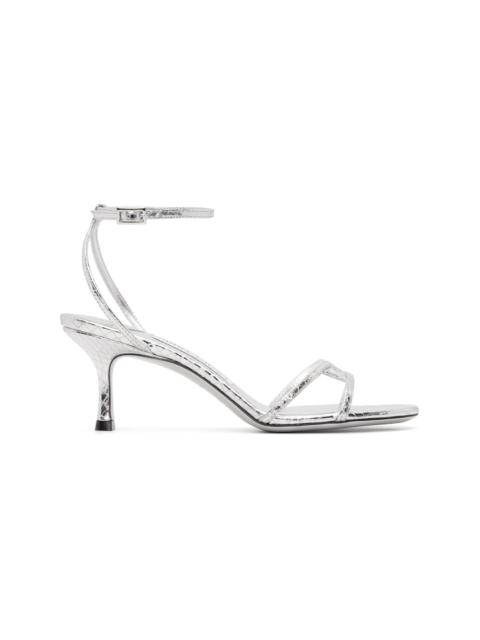 Silver 1998 Leo 65 Heeled Sandals