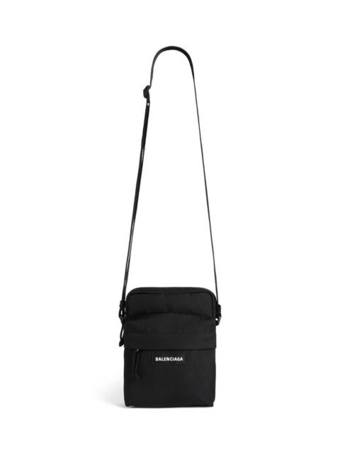 Men's Explorer Crossbody Pouch in Black