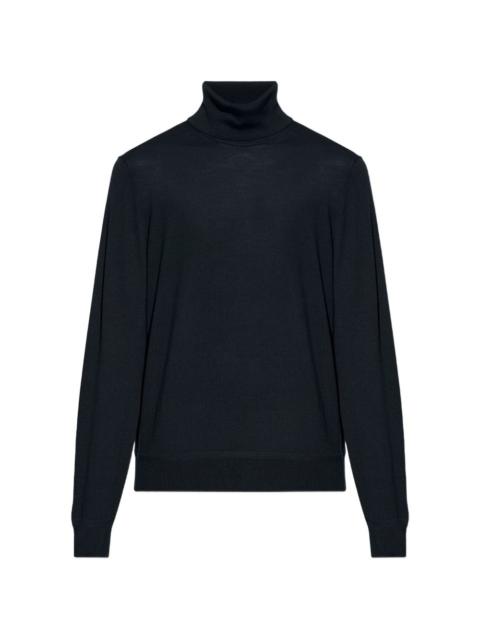 roll-neck knitted sweater