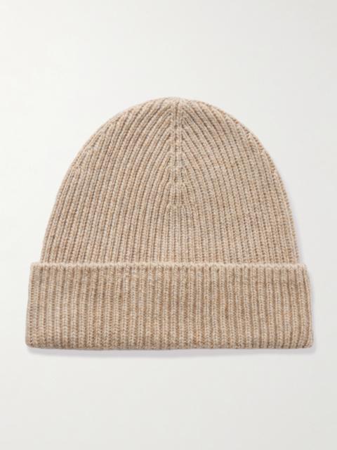 Ribbed Cashmere Beanie
