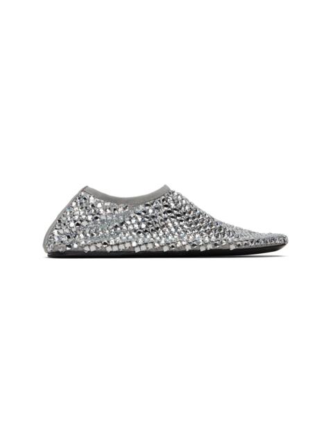 Silver Minette Bezeled Flats