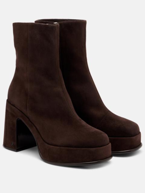 Hadi suede platform ankle boots