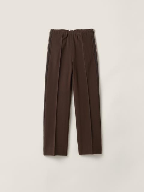 Fabric stitch knit pants