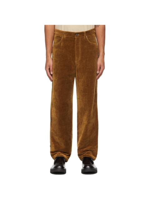 Brown La Montagne 'Le Pantalon Velours' Trousers