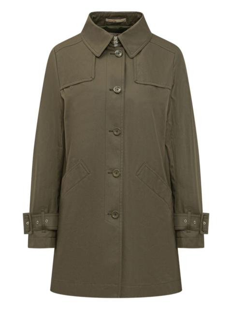 military-inspired button-up jacket