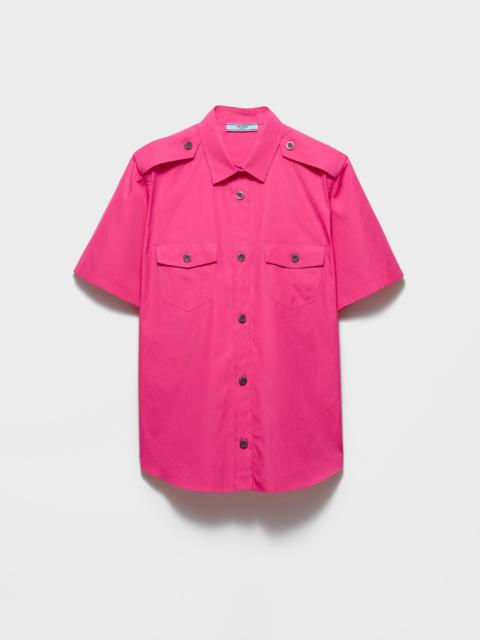 Cotton poplin shirt