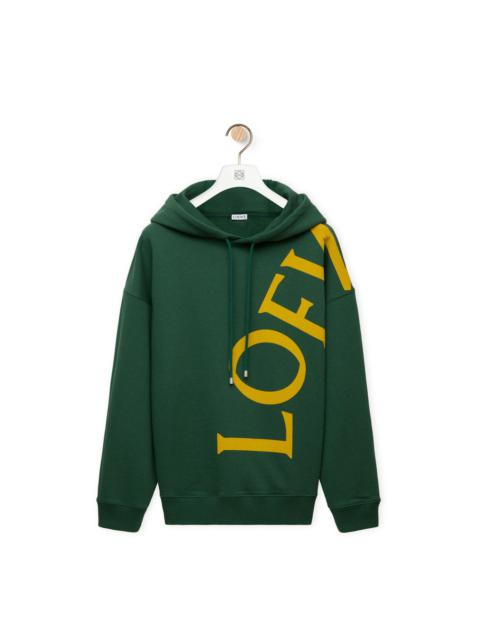 Relaxed fit hoodie in cotton