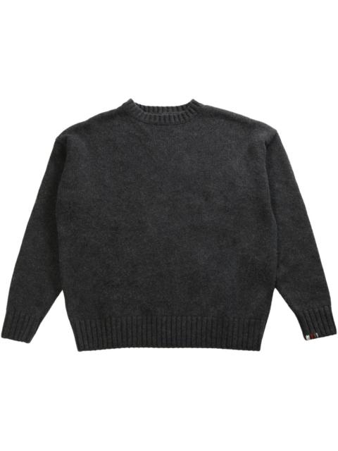 ribbed-knit sweater