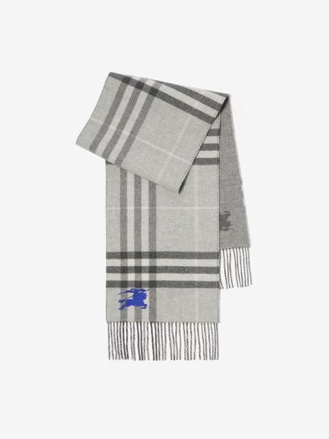 Reversible EKD Check Cashmere Scarf