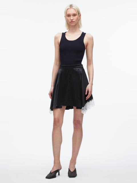 Liquid Satin Mini Skirt