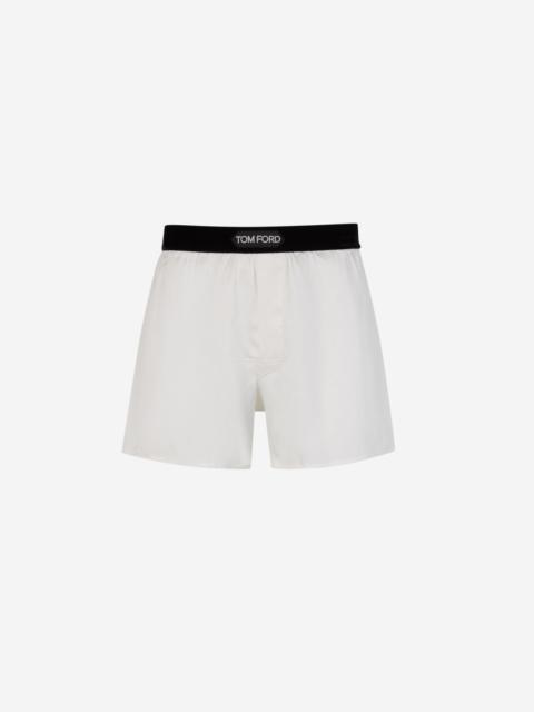 SILK LOGO BOXER