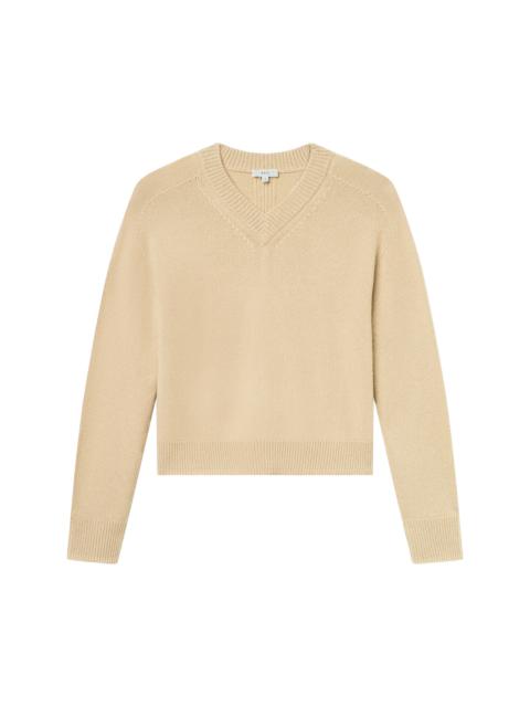 Calven Cashmere V Neck Sweater