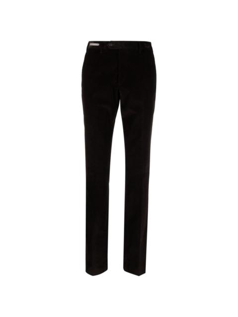 corduroy straight-leg trousers