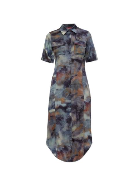 D-Ana printed midi dress