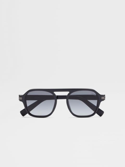 ASPHALT GREY AURORA II ACETATE SUNGLASSES