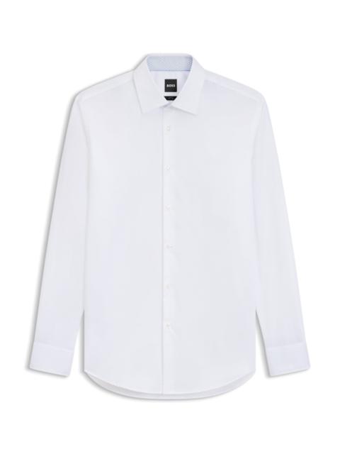 EASY-IRON SLIM-FIT SHIRT IN COTTON POPLIN