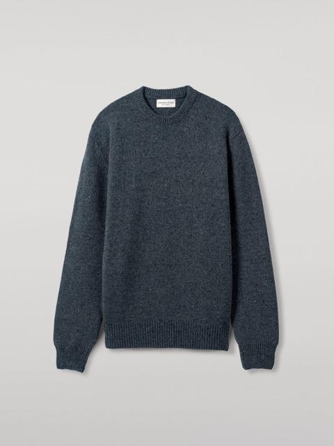 Blue Donegal Cashmere Marl Jumper