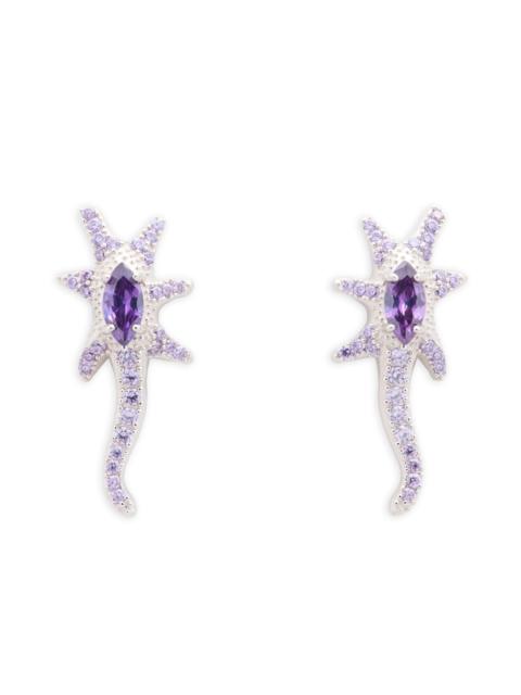 LAVENDER STAR TRAIL EARRINGS