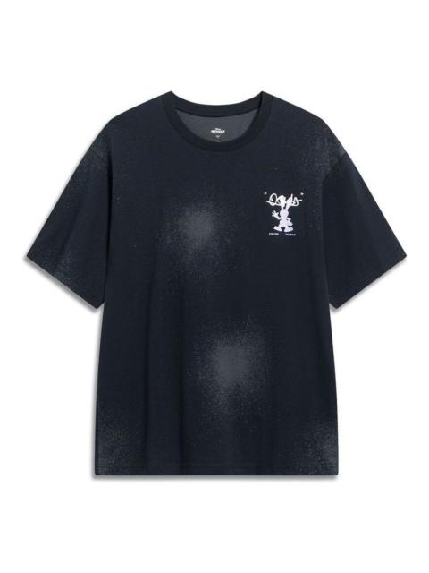 Li-Ning x Disney Oswald Graphic T-shirt 'Black White' AHST319-2