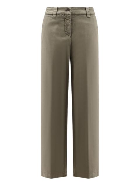 button-fastening trousers