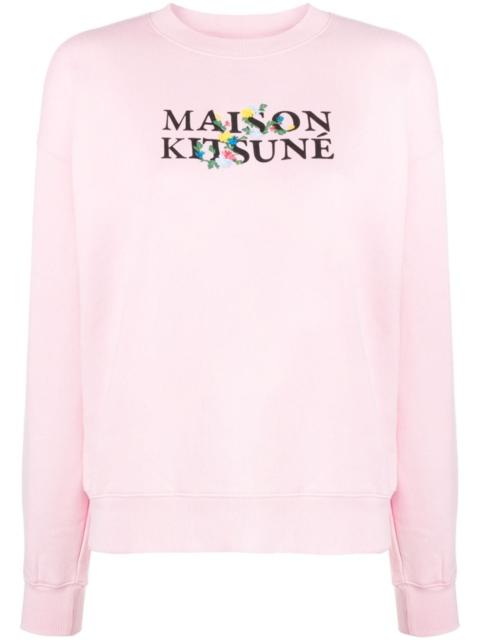 logo-print cotton sweatshirt