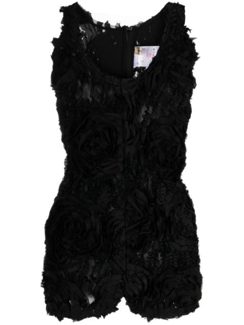 ruched textured-finish top