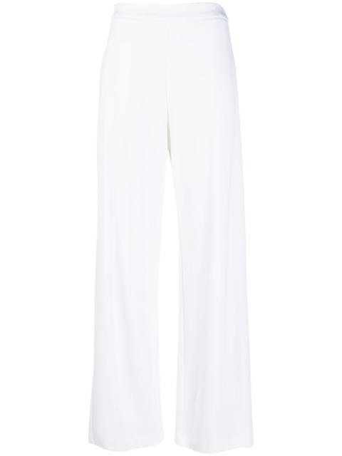 high-waisted wide-leg trousers