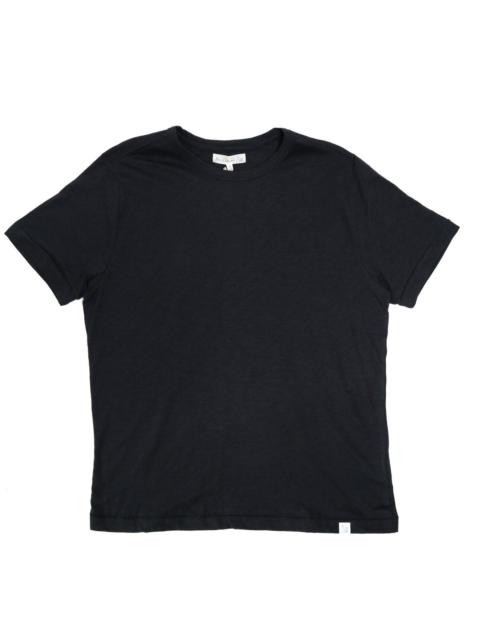 Good Basics SCT04.05 Unisex Short Sleeve Pima Slub Relaxed Fit Tee Deep Black