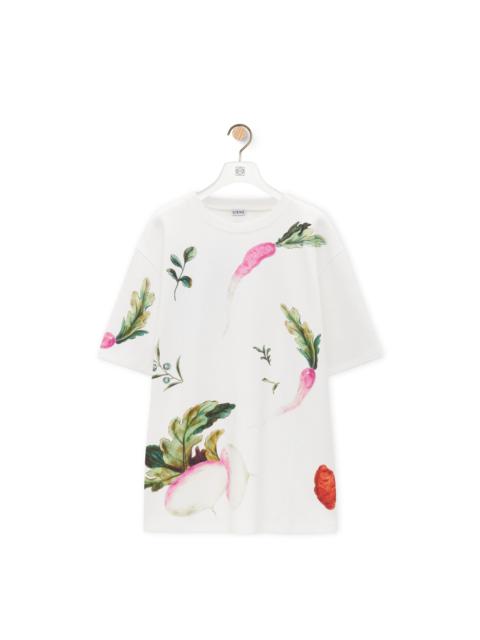 Oversized fit T-shirt in cotton blend