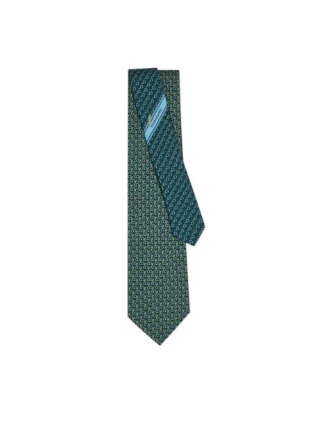 pen-print silk tie