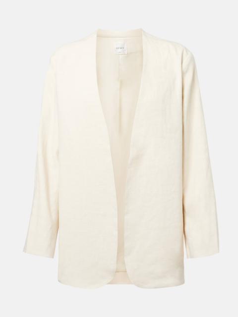 Belle linen-blend jacket