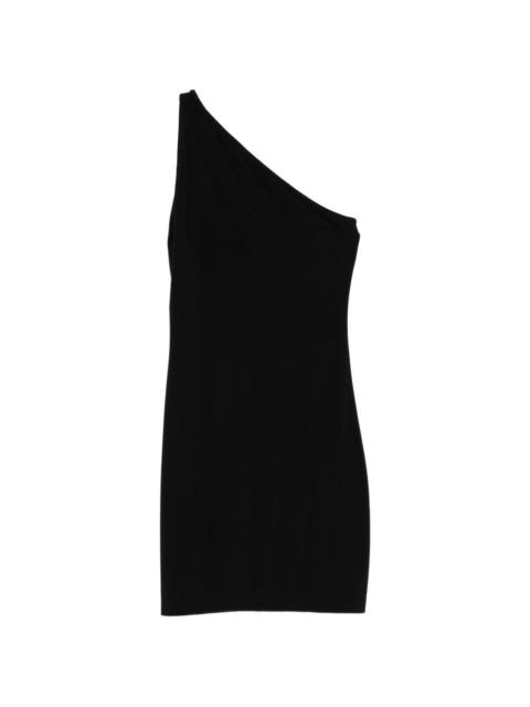 one-shoulder mini dress