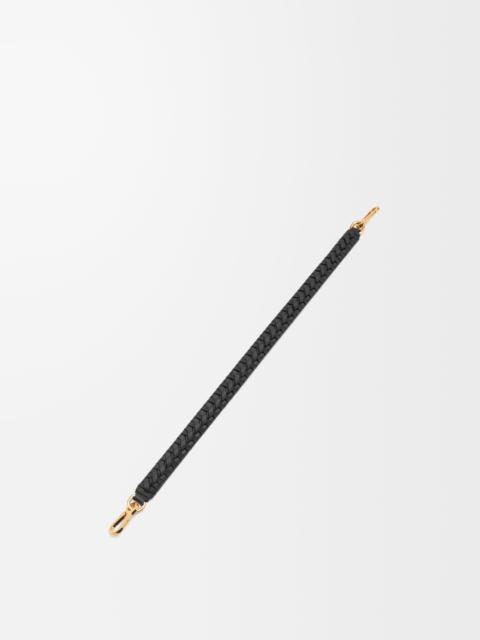 Woven spiral strap in classic calfskin