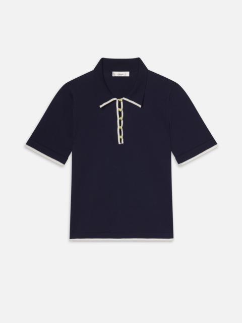 The Sport Polo in Navy Multi