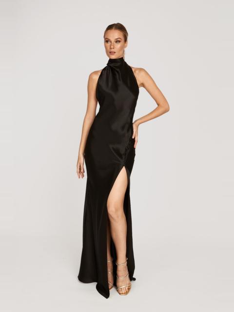 PENELOPE BACKLESS SATIN GOWN