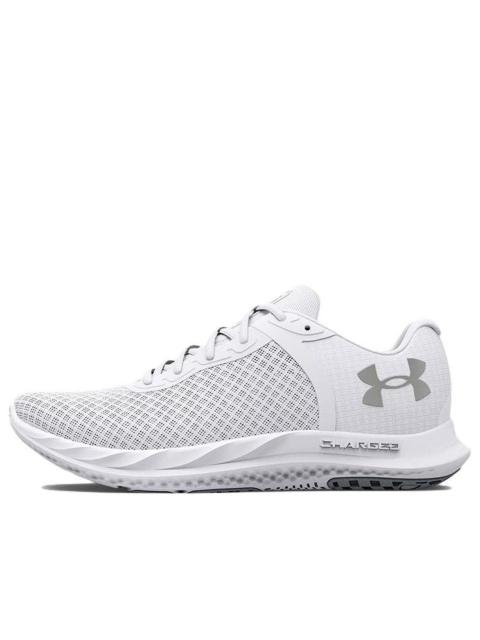 (WMNS) Under Armour Charged Breeze 'White Metallic Silver' 3025130-100