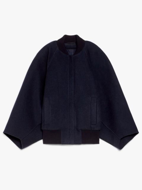 ZENONE Cape-effect cashmere coat