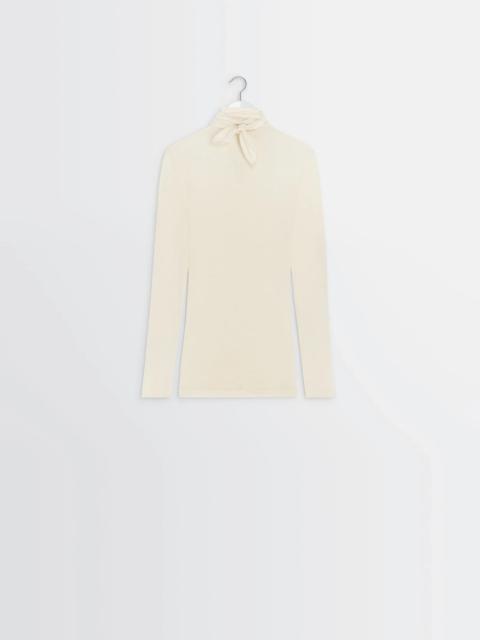 FOULARD TOP WITH PATCHS