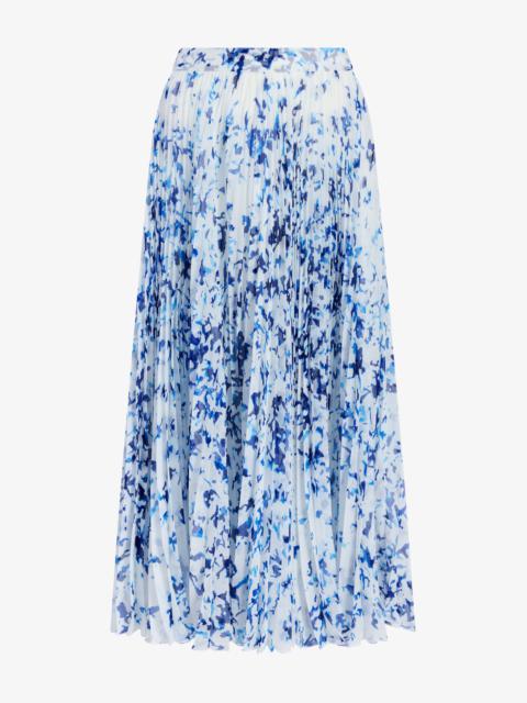 Cecily Skirt in Printed Crinkle Chiffon