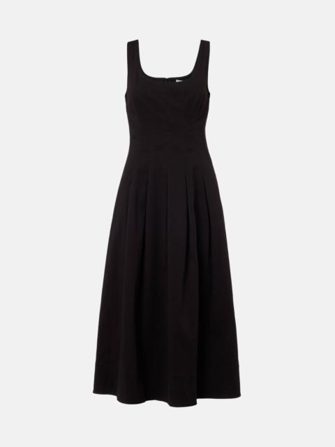 Shelby cotton-blend midi dress