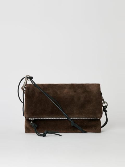 Necessity Bag Wenge Brown Wet Suede
