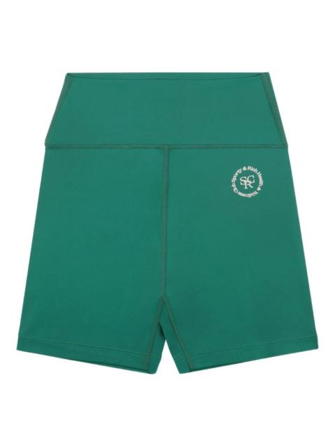 logo-embellished cycling shorts