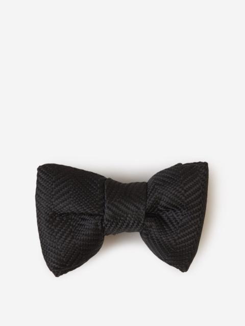 TEXTURED SILK BOW TIE