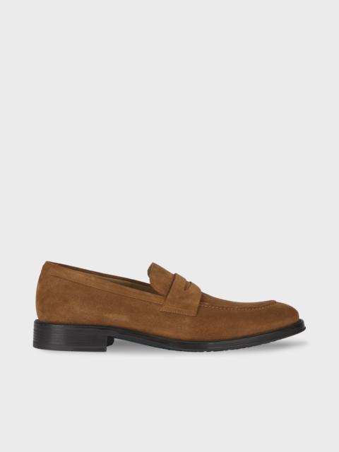 Tan Suede 'Pierce' Loafers